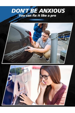 Syoauto Otomobiller İçin Siyah Düzeltme Boyası, Çizik Onarımı, Araç Onarım Boyası, 2'si 1 Arada, 12 Ml