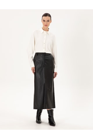 Pierre Cardin Kadın Siyah Etek Dokuma 50292628-vr046 Siyah