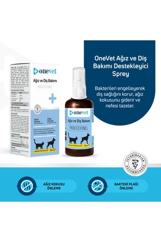 Onevet Kedi Ve Köpekler İçin Ağız Diş Bakımı Destekleyici Damla