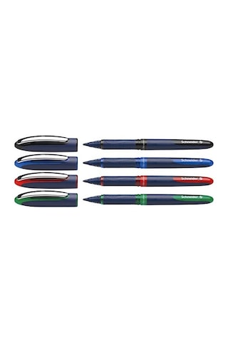 One Business Konik Uçlu Roller Kalem, 0,6 Mm, 4 Adet Genel
