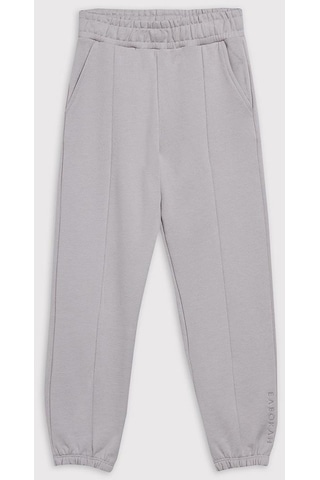 Kids Girl Ön Dikişli Loose Fit Gri Jogger Gri