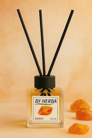 By Herba Çubuklu Oda Kokusu Amber Aromalı 120 ML