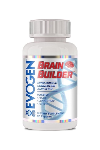 Evogen Brain Builder Neuro Mind Boosts Focus Concentration & Connection Lions Mane Bacopa Monnieri A Aromasız