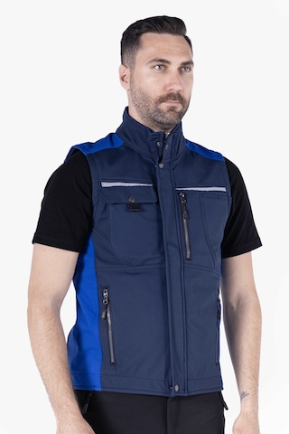 Softshell Yelek Lacivert - Saks Mavi