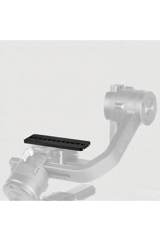 Fosenze Küçük Boy Siyah Alüminyum L Tipi Dikey Çekim Plakası - Evrensel Uyumlu, Mini Altıgen Anahtar Dahil Siyah