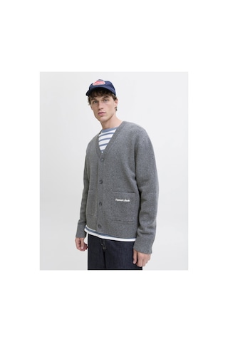 Jack & Jones Jornorrebro Knıt Cardıgan Ln Antrasit