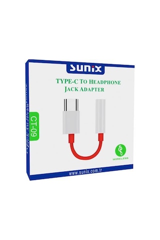 Sunix Type-c To 3.5 Mm Jack Çevirici Adaptör Ct-09
