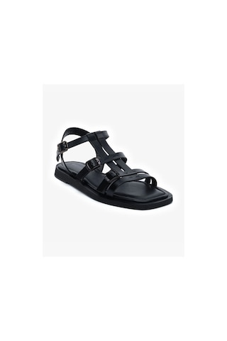 Greyder Kadın Siyah Hakiki Deri Sandalet 5y2cs59251 Siyah