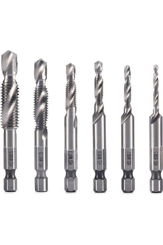 Yihemaoyi Matkap Kombinasyon Ucu Hss 6 Adet/takım