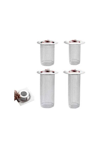 Besthome1 304 Paslanmaz Çelik Kanal Tıkanıklık Önleyici Ağı - 4 Farklı Boyutlu Saç Filtresi Diğer Diğer