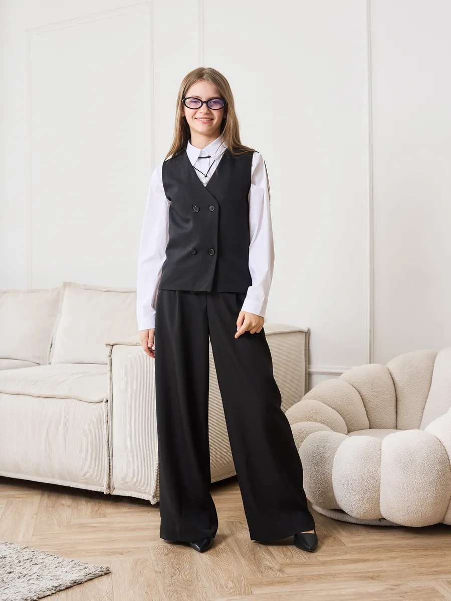 Sinaa Moda Okul Kostüm Yeleği İç Astarlı 428965619 Siyah