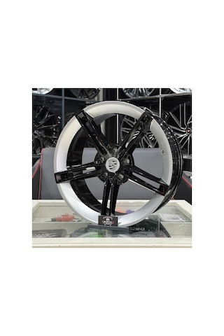 18 İnç 5x112 Vw Seat Skoda Audi Uyumlu Porsche Taycan Silver Black Jant Modeli 4adet
