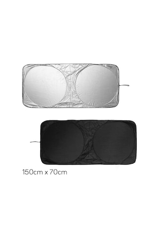 Carub Ön Cam Perde Güneşlik Gözlük Model Katlanır 150cmx70cm Br4953721
