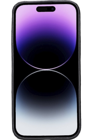 Apple Uyumlu iPhone 15 Pro Max Deri Arka Kapak Rock Rst1