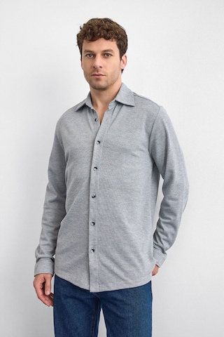 Back & Bond Erkek Gömlek B35w22011 105 Gri Gri