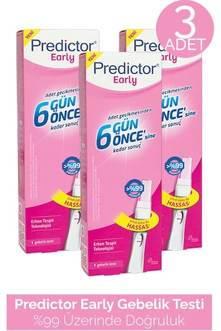 Predictor Early Gebelik Testi 3 Adet