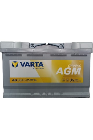 Varta 80 Ah. 800a En Start Stop Agm Üretim Tarihi:2026 Varta 80 Ah. 800a En Start Stop Agm Üretim Tarihi:2026