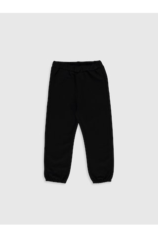 LC Waikiki Lcw Baby Siyah Beli Lastikli Basic Kız Bebek Eşofman Alt New Blakız Çocuk