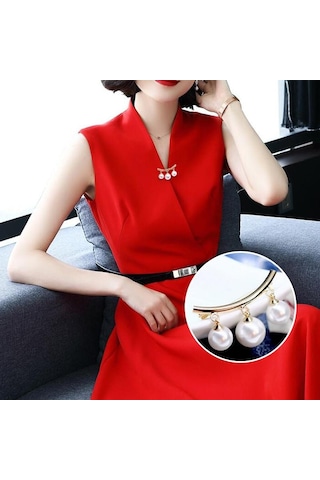 Kore Basit İnci Sevimli Broş Kadın Aksesuarları Kpop Kadınlar İçin Broşlar Pins Emaye Pin Takı Altın