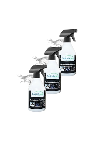 Deri Bakım Ve Temizlik Spreyi 500 Ml. Üçlü Set Renksiz