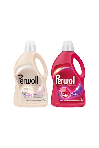 Perwoll 2,97 Lt Renkliler Ve Açık Renkliler İçin Deterjan 2 Li Set 2970 ML