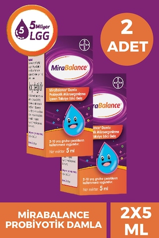 Mirabalance Probiyotik Damla 5 Ml 2 Adet