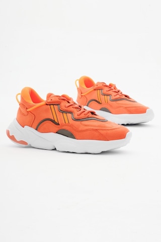 Tonny Black Rahat Kalıp Yüksek Taban Şeritli Bağcıklı Unisex Oranj Spor Ayakkabı Tb248-0 Oranj