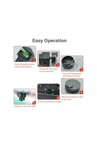 Tcherchi Otomatik Zamanlayıcılı Balık Besleyici