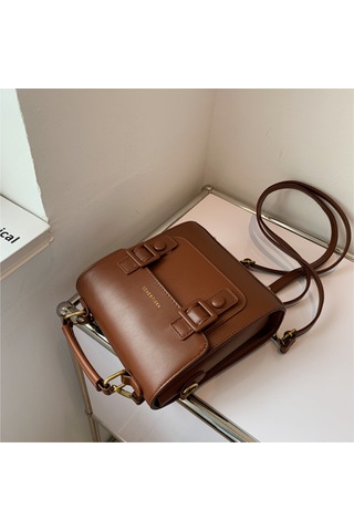 Moveevo Siyah Pu Kumaş Fransız Stili Çapraz Çanta, Çift Omuzlu/torba, Modern Ve Klasik Desen, Geniş İç Mekan, Dayanıklı Malzeme Siyah