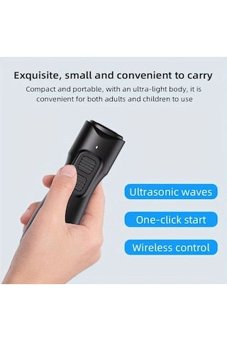 Willowhaven 2025 Portatif Ultrasonik Köpek Kovucu Usb Şarjlı Abs Malzeme Turuncu