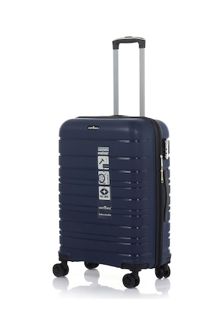 Hotowa Gold Pp Valiz 8010 Gece Mavisi Tsa Kilitli Orta Boy Koyu Mavi