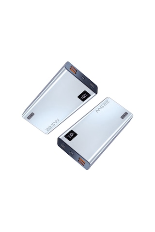 Syrox PB225 22.5W 20000 mAh Pd Qc3.0 Led Ekranlı Powerbank Gri