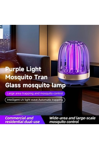 Motion003 Bej 2 İn 1 Usb Sarj Edilebilir Sivrisinek Oldurucu Lamba 360 Uv Sivrisinek Kovucu Sessiz Tasinabilir Ic Dis Mekan Elektrikli Bocek Lambasi