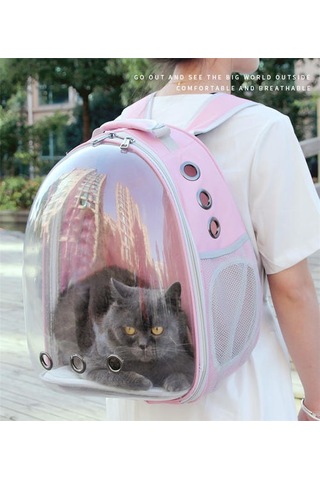 Şeffaf Katlanabilir Pet Kafes Kediler Köpekler İçin Crate Çanta Tote Taşıma Kedi Aksesuarları Yavru Kitty Taşınabilir Malzemeleri Kafesler Taşıyıcılar & Amp Bebek Arabası