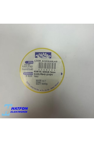 Kurtel 500gr 3mm Sn60/pb40 Lehim Teli