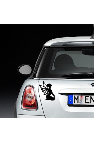 Kelebek Kadın Tasarım Oto Özel Yeni Sticker 20 10