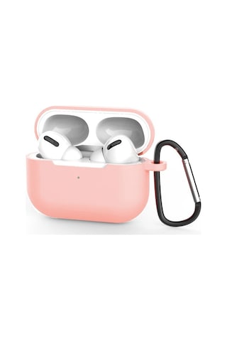 Ally Apple Airpods Uyumlu, Pro İnce Slim Silikon Kılıf+anahtarlık- 5775