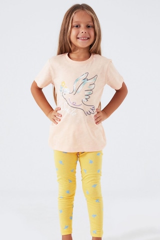Roly Poly 3075 Bird Smile Kız Çocuk Tayt Takım SOMON
