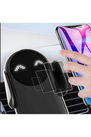 Akıllı Araba Kablosuz Şarj Cihazı Telefon Tutucu Otomatik Algılama Cep Telefonu Araba Şarj Cihazı Tutucu Qi 10w Hızlı Şarj Yemma Newway