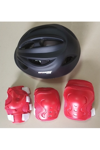 Erkek Çocuk Kask Ve Dizlik-Dirseklik Seti Belgeli (426806057)