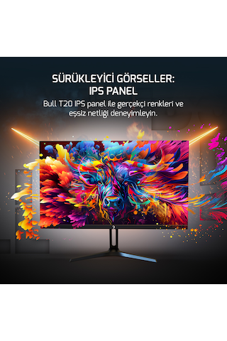 Gamepower Bull T20 Flat Fast Ips 180hz 0.5ms Fhd Gaming Monitör
