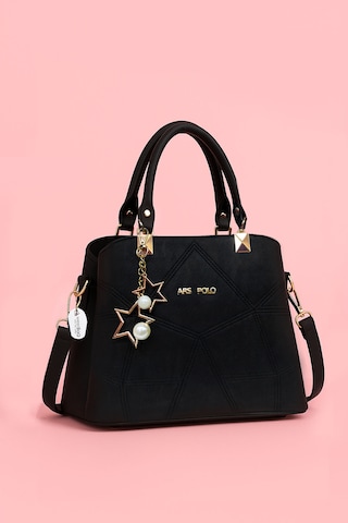 Westbag Kadın Butterfly El Ve Omuz Çantası Kol Çantası Charm Detaylı Siyah