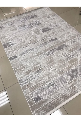 Merinos Halı Ritim 73338 071 Serisi Salon Oturma Yatak Odası Halısı Kahverengi - Bej