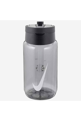 Nike Recharge Straw 16oz Bpa Free Wather Bootle Unisex Bpa İçermeyen 473 Ml Suluk Siyah Siyah