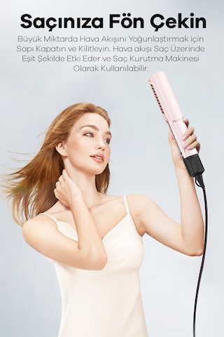 Veryfit Airstrait Yüksek Hızlı Hava Üflemeli Saç  Düzleştirici