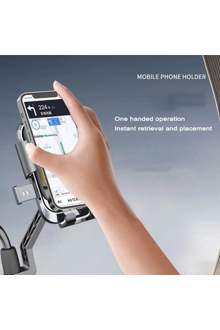 Liangmei Bisiklet Telefon Tutucu Motosiklet Hızlı Kilitleme