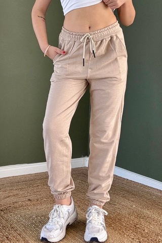 Bbbutikbasic Jogger Eşofman Altı G5699 Bej