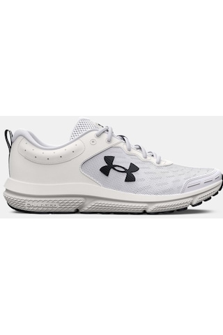 Under Armour Erkek Charged Assert 10 Koşu Ayakkabısı 3026175-104 Beyaz - Siyah