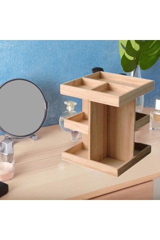 Homyl 360 Derece Dönebilen Makyaj Düzenleyici Saklama Standı