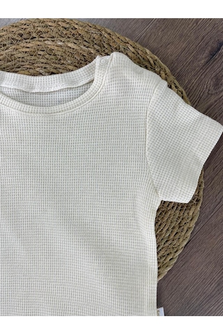 Bebicix Waffle Desenli Şapkalı Takım Yesil